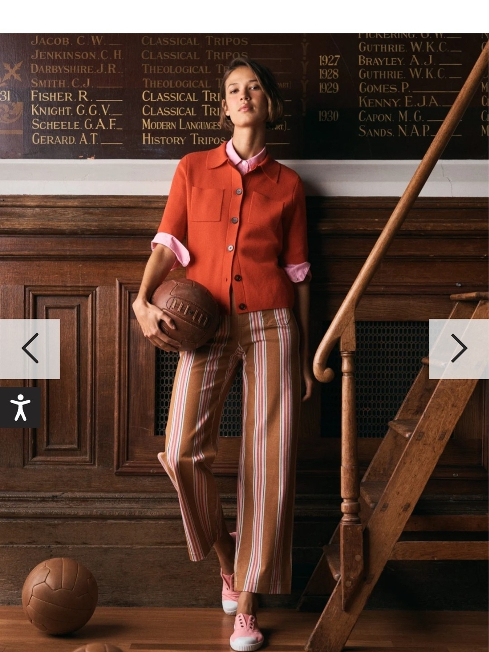 BODEN_ Striped Primrose Pated Pocket Jeans - Picture 5 of 9